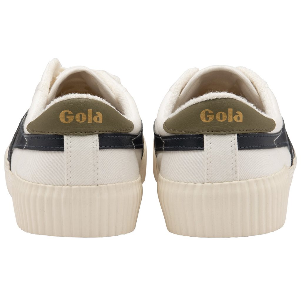 Gola Vegan Classics Rally Plimsoll Sneakers Białe Granatowe Khaki Polska | 6547EOFPG