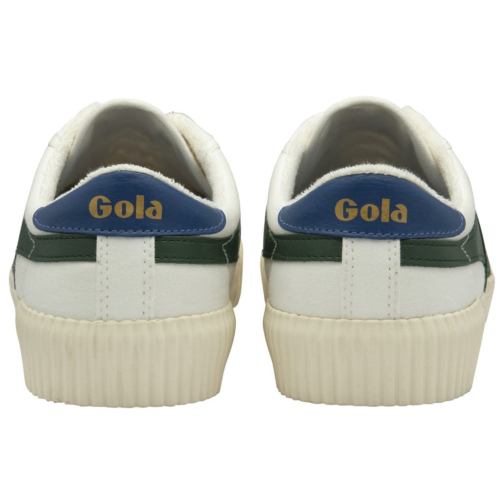 Gola Vegan Classics Rally Plimsoll Sneakers Białe Niebieskie Polska | 2689JKWMR