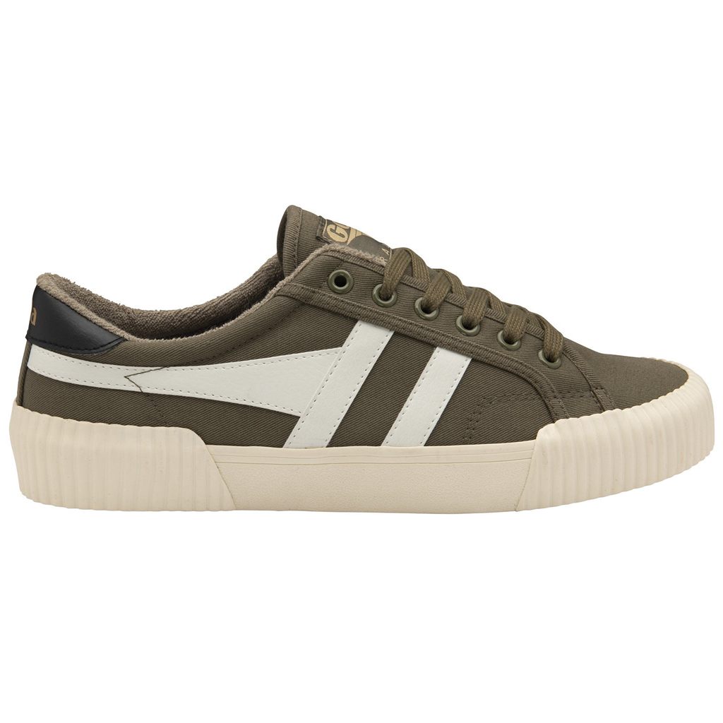 Gola Vegan Classics Rally Plimsoll Sneakers Khaki Białe Czarne Polska | 7410BXTWV