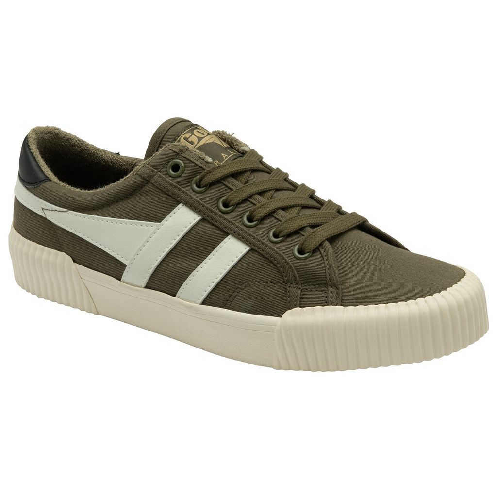 Gola Vegan Classics Rally Plimsoll Sneakers Khaki Białe Czarne Polska | 7410BXTWV