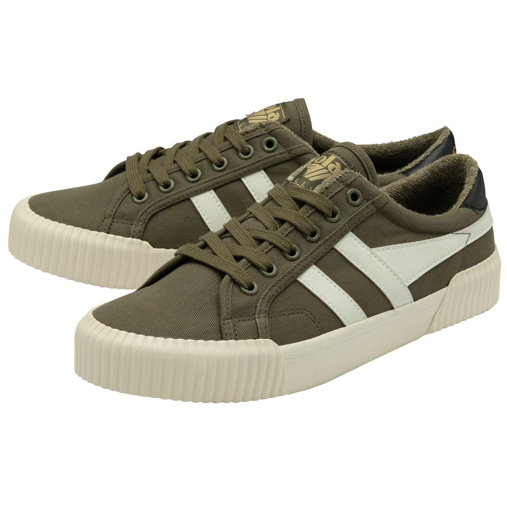 Gola Vegan Classics Rally Plimsoll Sneakers Khaki Białe Czarne Polska | 7410BXTWV