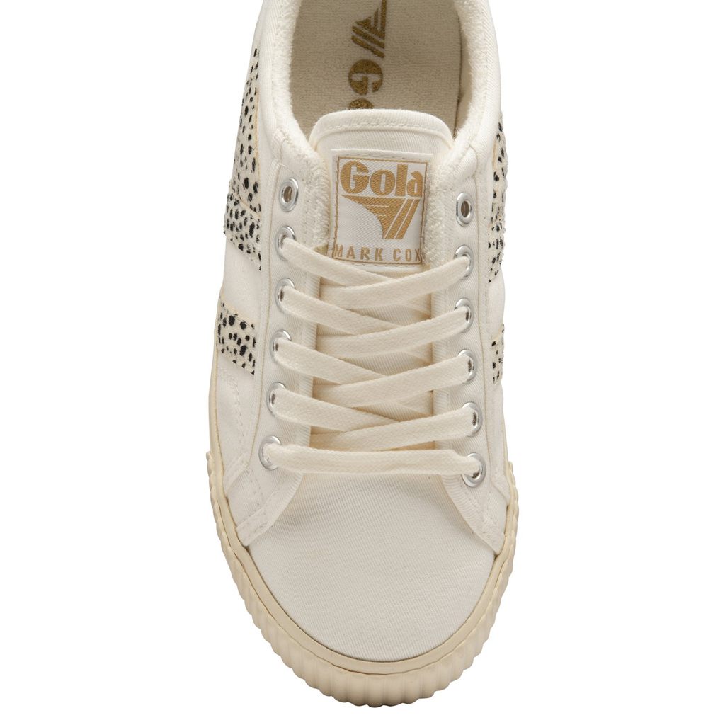 Gola Vegan Classics Tennis Mark Cox Safari Sneakers Białe Polska | 6159HSIGL