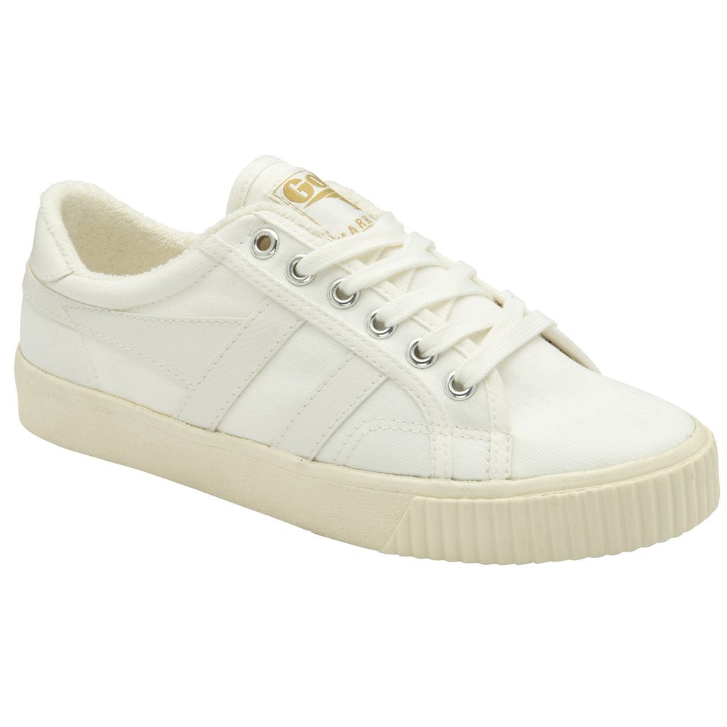 Gola Vegan Classics Tennis Mark Cox Sneakers Białe Białe Polska | 4068EJFIW