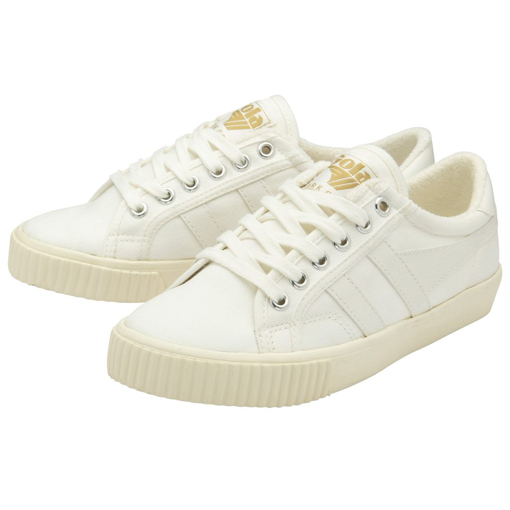 Gola Vegan Classics Tennis Mark Cox Sneakers Białe Białe Polska | 4068EJFIW