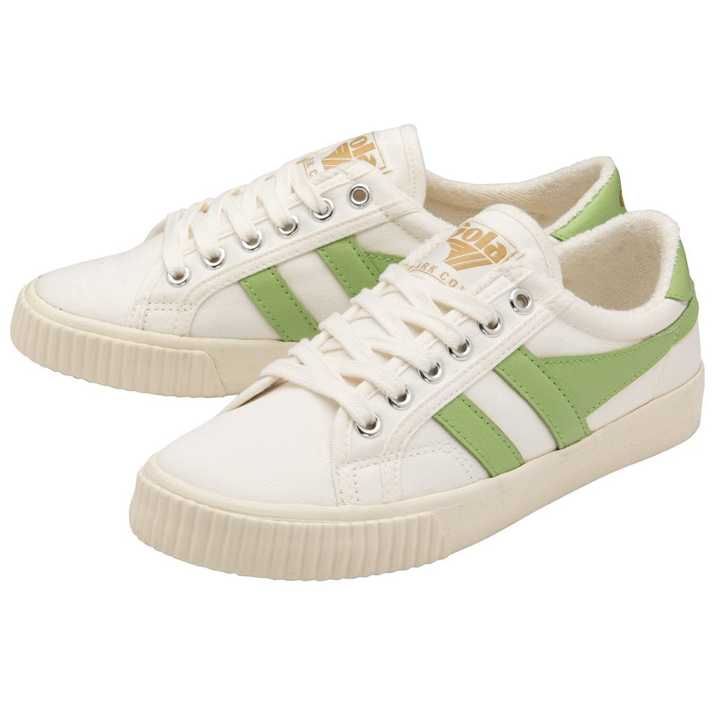 Gola Vegan Classics Tennis Mark Cox Sneakers Białe Zielone Polska | 2501KDJPA