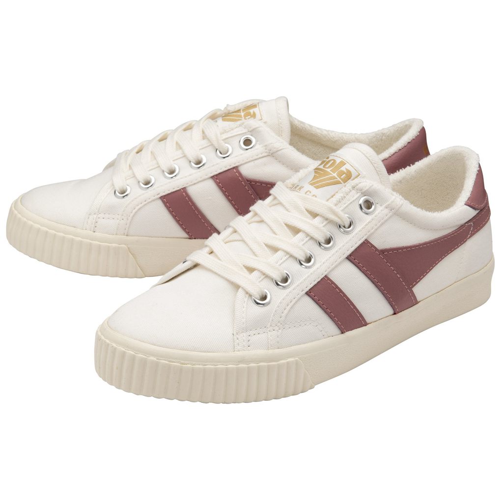 Gola Vegan Classics Tennis Mark Cox Sneakers Białe Różowe Polska | 7310FNZSU