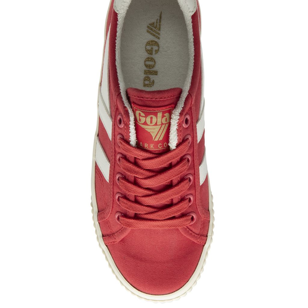 Gola Vegan Classics Tennis Mark Cox Sneakers Koralowe Białe Polska | 7581IOELN