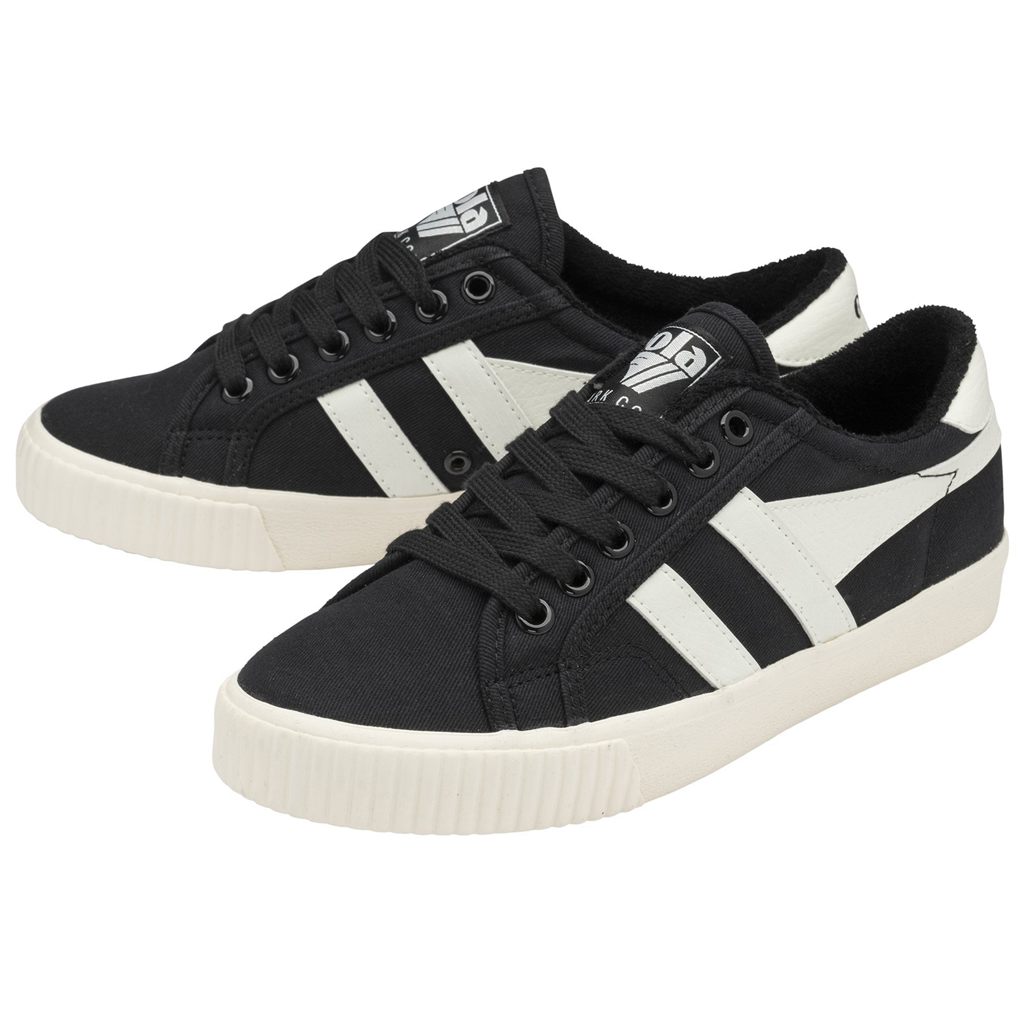 Gola Vegan Classics Tennis Mark Cox Sneakers Czarne Białe Polska | 8419XNKFL