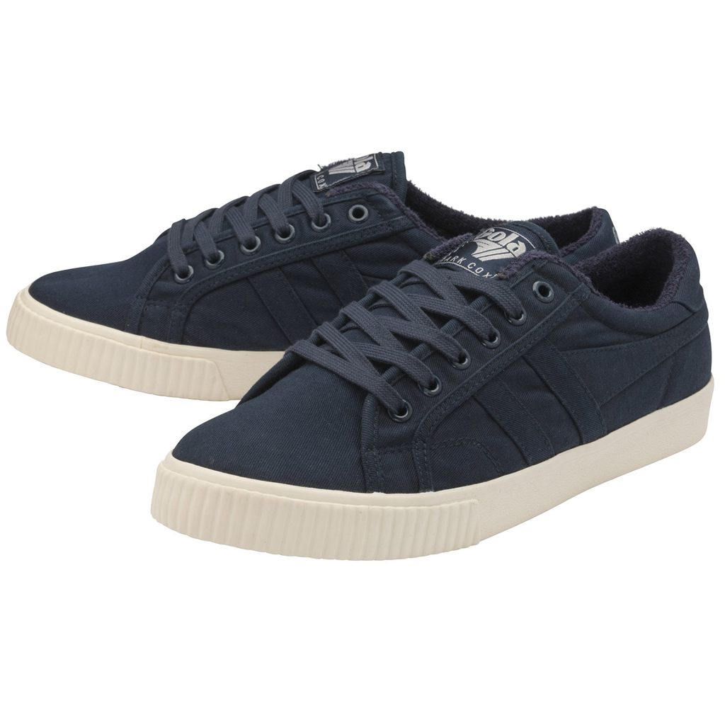 Gola Vegan Classics Tennis Mark Cox Wash Sneakers Granatowe Granatowe Polska | 8614MXVDE