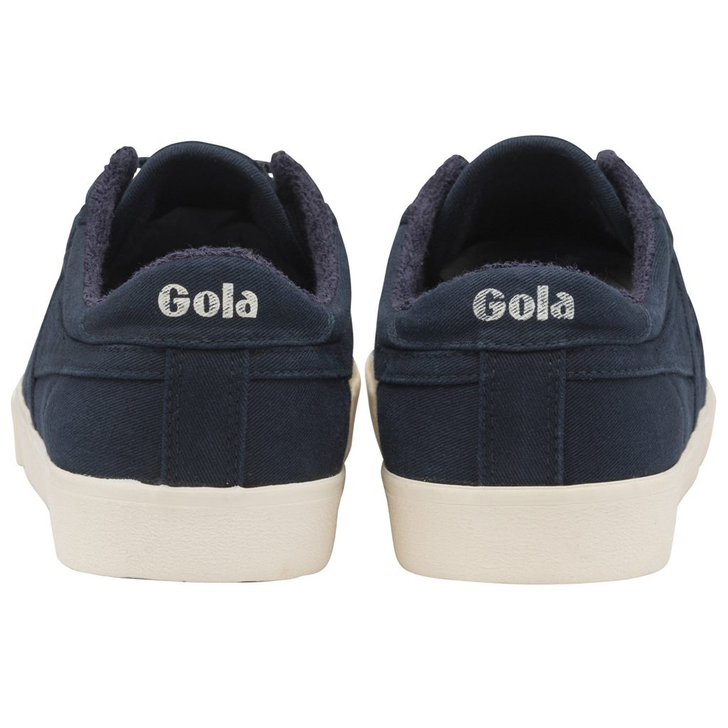 Gola Vegan Classics Tennis Mark Cox Wash Sneakers Granatowe Granatowe Polska | 8614MXVDE